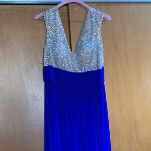 Royal blue/rhinestone Prom Dress
